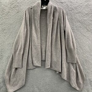 Arlotta Cashmere Cardigan Sweater Womens Medium Gray